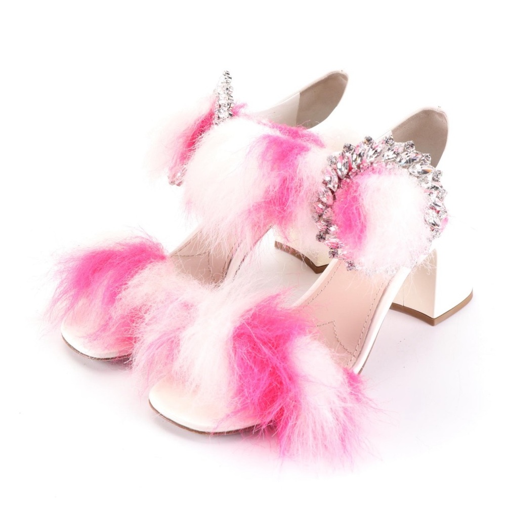 Miu Miu Rhinestone heeled sandals